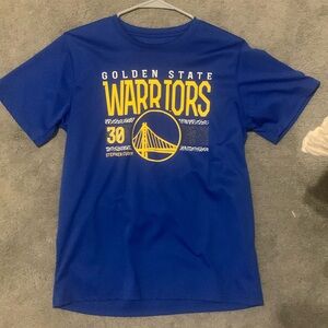 NBA Blue Golden State Warriors Shirt: Steph Curry